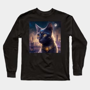 Korat Portrait Long Sleeve T-Shirt